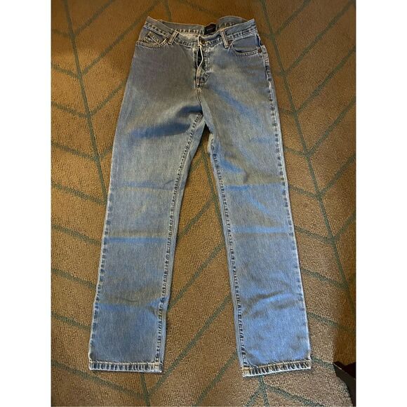 Vintage Tommy Hilfiger Jeans Hidden Button Fly Straight Leg 9 - Picture 1 of 5